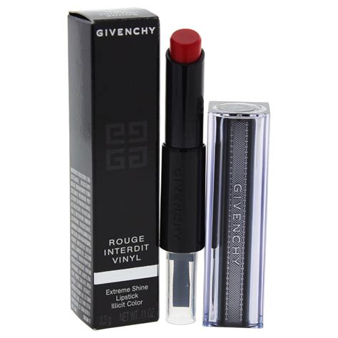 givenchy rouge interdit shine 10|Givenchy rouge interdit lipstick.